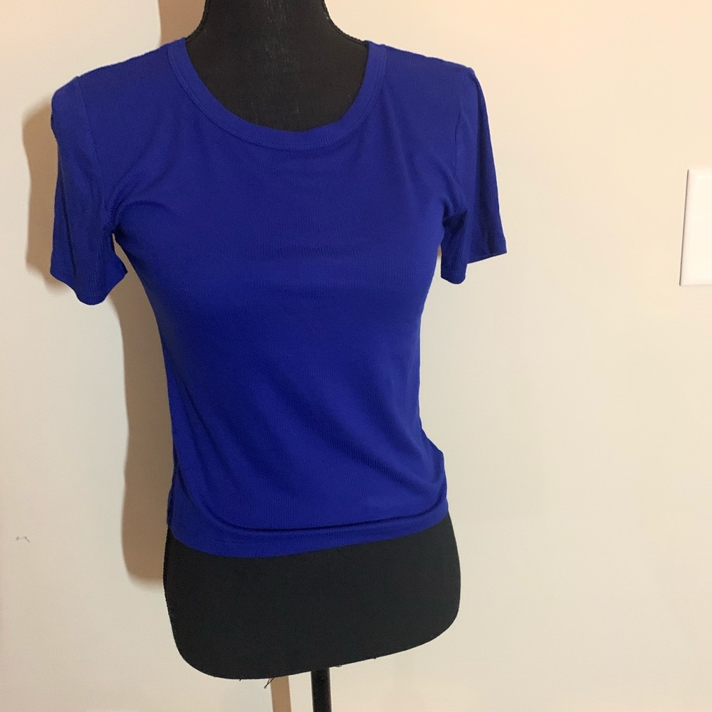 New royal blue top